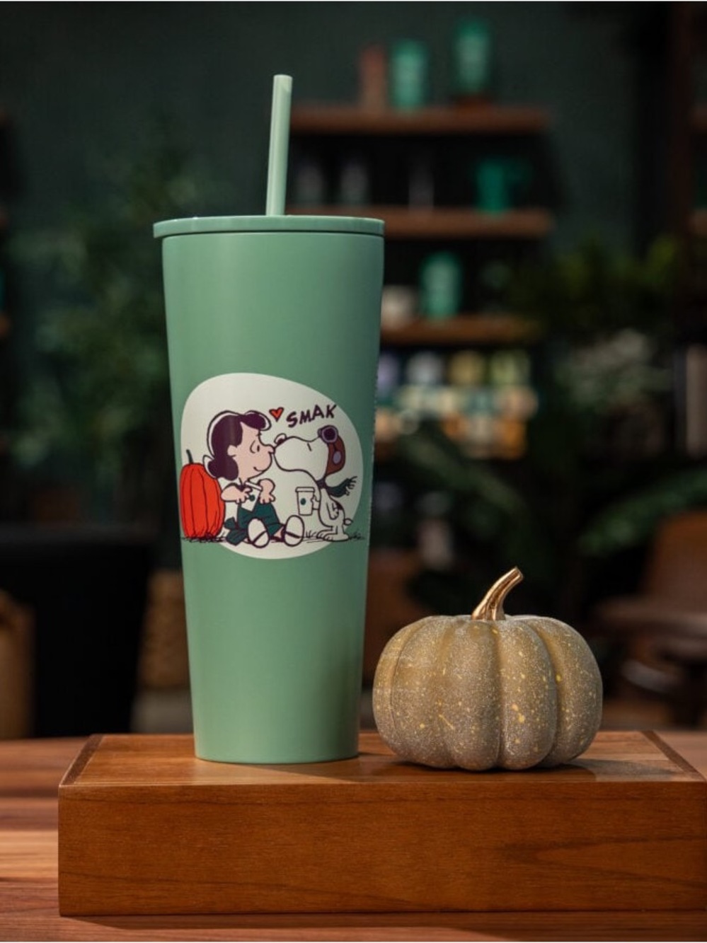 Authentic Starbucks stainless steel Cold cup Snoopy and Lucy